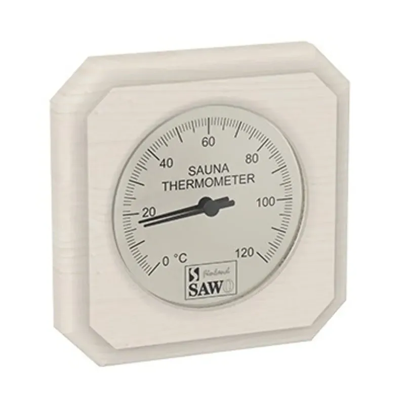 Bastu termometer fyrkant Sawo