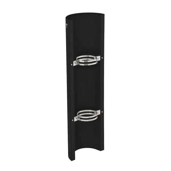 Hovedbilde Varmeskjold Narvi Svart Ø250x870mm
