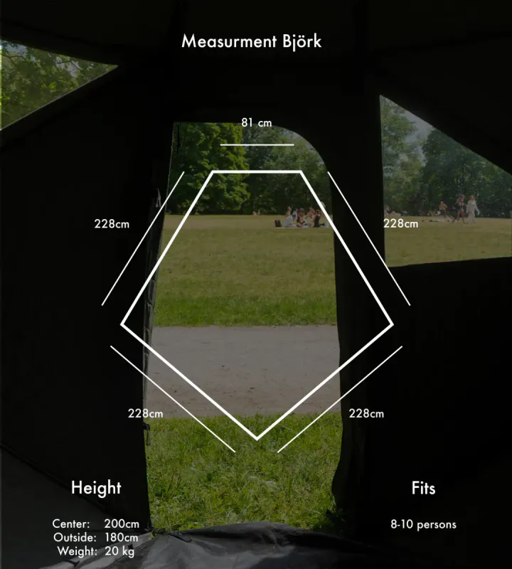 Bastutält Björk Basic