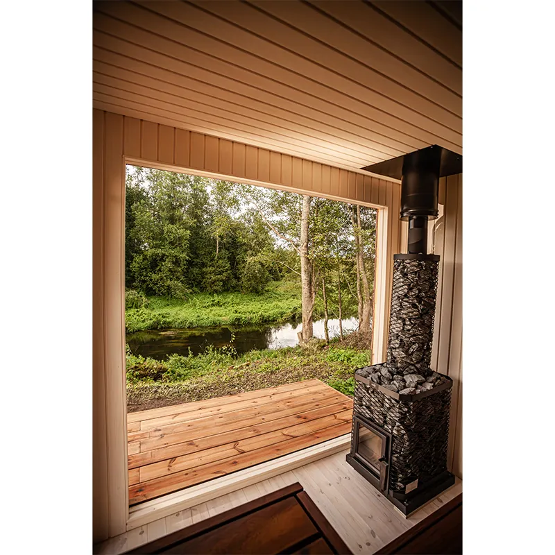 Badstuhytte Sauna Nord Lux, isolert