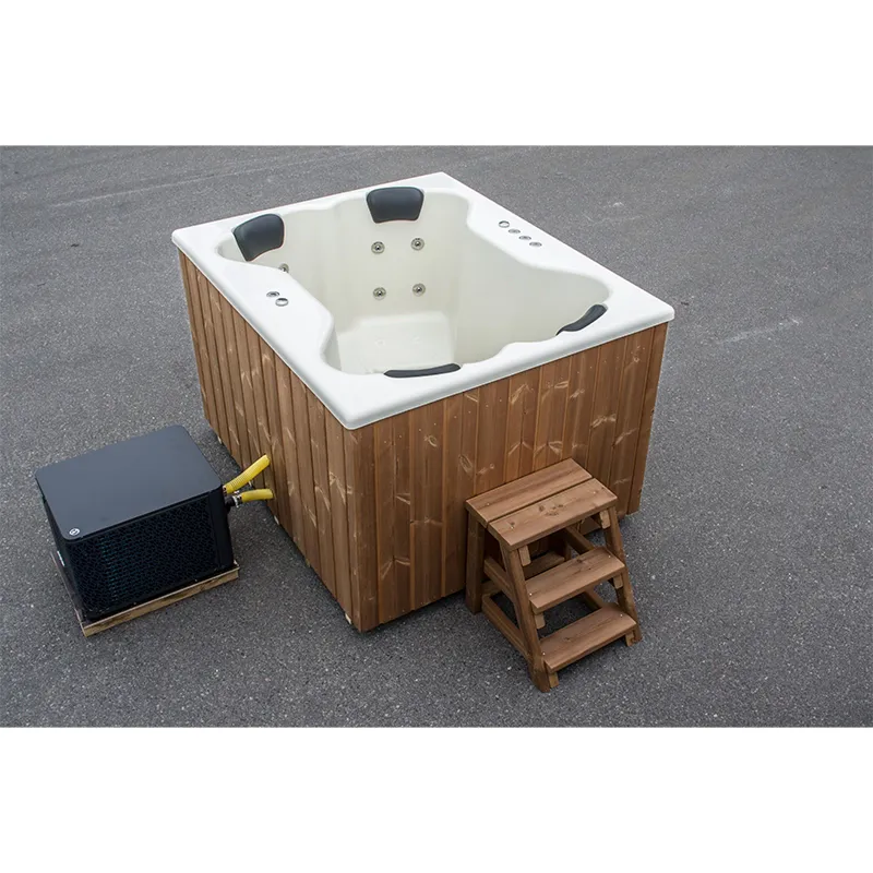 Badestamp Quattro S for 4 personer, elektrisk oppvarming/kjøling