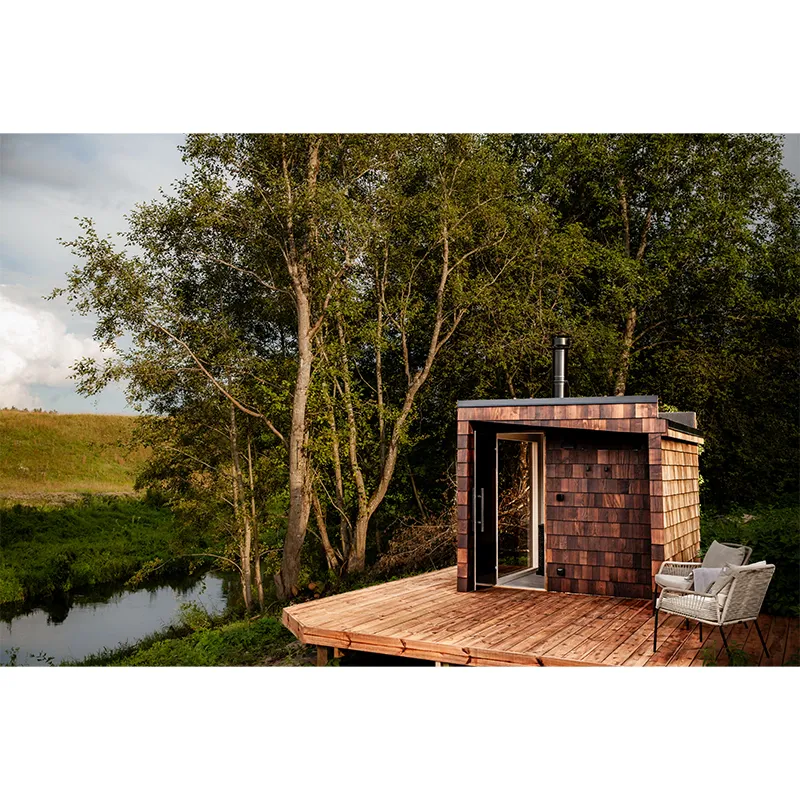 Badstuhytte Sauna Nord Lux, isolert